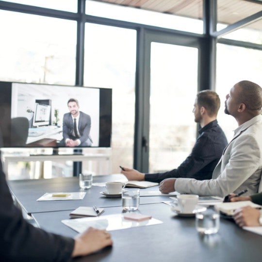 people in a meeting