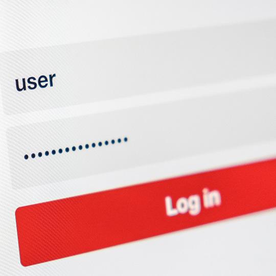 Le aziende devono mettere in sicurezza la loro rete close up of log in screen