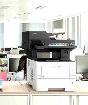 TASKalfa soddisfa ogni esigenza in ufficio Kyocera printer in office