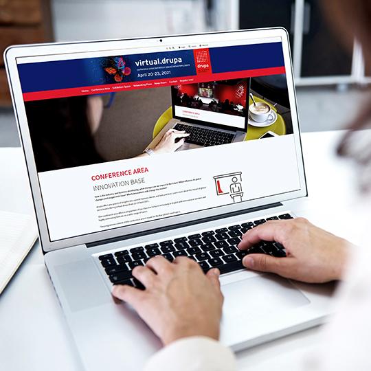 Prendi parte ad un evento unico drupa web page