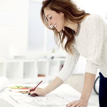 Mental Health when working remotely woman working in a paper