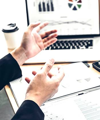 Massima protezione dei dati hands at work